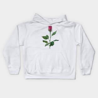 Watercolor rose Kids Hoodie